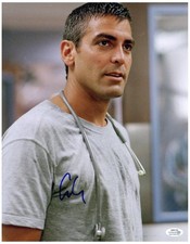 George Clooney Signed Autographed 11x14 ER Photo ACOA