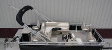 New 19 ft high quality pontoon boat with 30 hp
