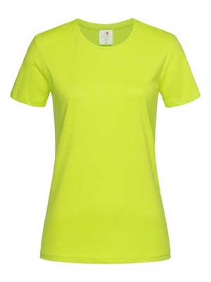 STEDMAN T-Shirt CLASSIC-T FITTED WOMEN da Donna im Kurzarm Jersey LIME