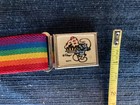 Vintage Baker Smurf Adjustable Kids Stretch Rainbow Belt — photo 7