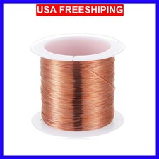 28 Gauge Bare Copper Wire 328 Feet Jewelry Wire 0.3mm Pure Copper Jewelry Bea...