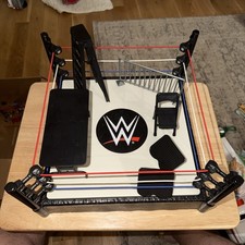 WWE Full Set Ring with Accessories WORKING Sound - Table - Ladder - Chair & More