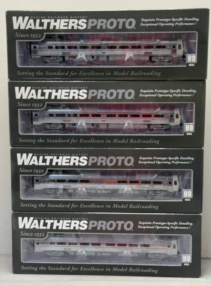 Walthers HO 920-805 PRR Deluxe Budd Metroliner EMU 4-Car Set w/Tsunami(R) Sound - Image 2 of 4