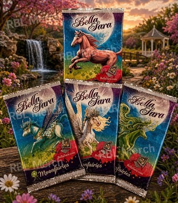Bella Sara Moonfaeries Booster Pack   Factory Sealed | Vintage Rare! Fast Ship