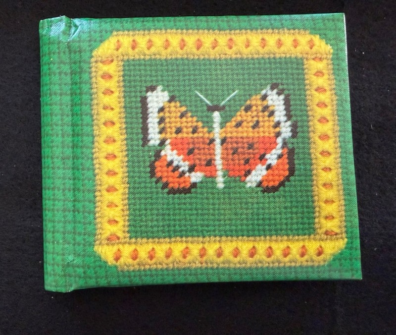 1973 Hallmark Butterfly Photo Album for Kodak Instamatic holds 20 3.5"