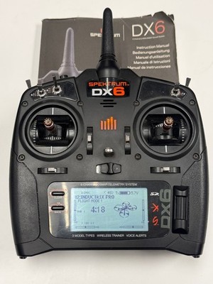 Spektrum DX6 6 Channel DSMX 2.4ghz RC Airplane / Drone Transmitter