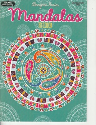 Kappa Advanced Activity Desighner Series Coloring Book Mandalas To Color
