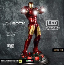 Iron Man Action Figur 1.6 1/4 Figuren Statue Avengers + LED Limitierte Auflage