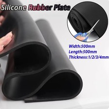 Czarna silikonowa gumowa płyta uszczelki blachy maty grubość 1/2/3/4mm podkładka izolacyjna