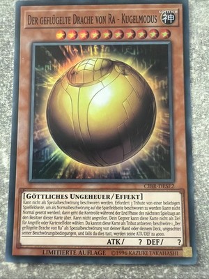 Yugi der Geflügelte Drache von RA - Kugelmodus CIBR-DESE2 Super Rare