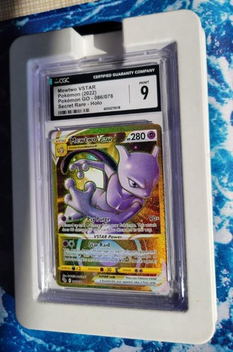 Mewtwo VSTAR graded CGC 9 for sale on eBay