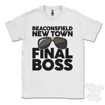 BEACONSFIELD NEW TOWN FINAL BOSS T-SHIRT lustig Weihnachtsgeschenk knotty green