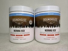  2 Pack Roundhouse Provisions Morning Kick Powder Strawberry Lemonade 9.1 OZ