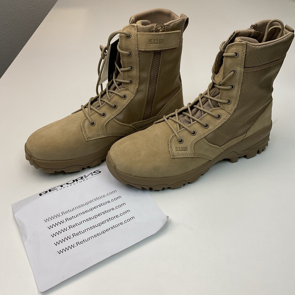 5.11 Tactical Speed 3.0 8” Side Zip Boots 12337 Coyote US 14 | eBay