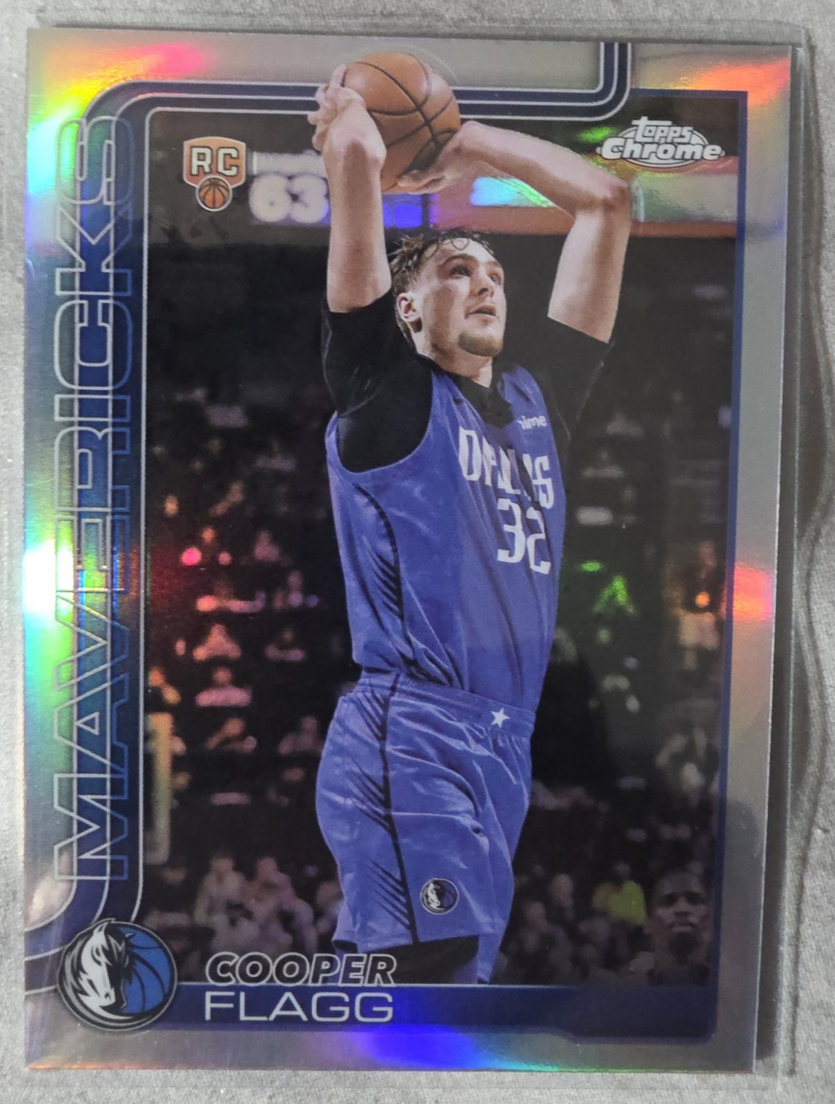 2025-26 Topps Chrome Cooper Flagg #251 RC Rookie Refractor 