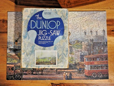 CHAD VALLEY RARE DUNLOP 1934-39 BOXED WOODEN JIGSAW PUZZLE THE TOWER OF LONDON