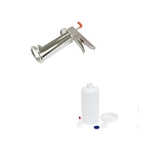 Prince Castle Sauce Dispenser, 1/3 oz Sauce Gun, Red Bottle and end Dispe...