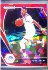 2021-22 Prizm Draft Picks Joel Ayayi Red Ice RC #29 Bulldogs