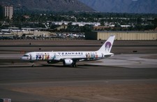 Original 35mm colour slide of America West Boeing 757-2S7 N902AW at PHX