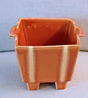 VINTAGE HULL POTTERY CONTINENTAL PERSIMMON CANDLE HOLDER #67