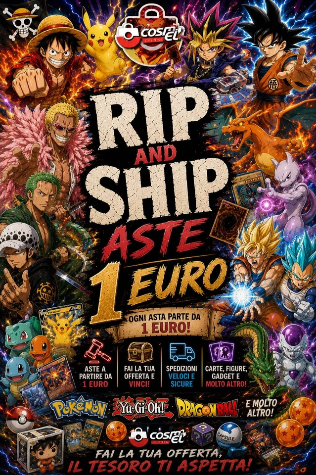 RIP & SHIP TUTTI I TCG!!!!