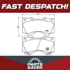 Brake Pads Set fits TOYOTA LAND CRUISER URJ202W 4.6 Front 2012 on 1UR-FE Brembo