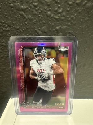 2025 Topps Chrome - Bijan Robinson #16 Pink Refractor /250 Atlanta Falcons