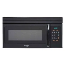 High Pointe 1.6 cu ft Black Over-the-Range Solo RV Microwave Oven