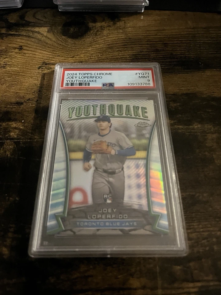 2024 Topps Chrome Update Series - Youthquake Joey Loperfido #YQ-71 (RC) PSA 9 - Image 3 of 4