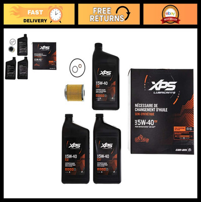 Full Synthetic 4T 5W-40 Oil Change Kit for Rotax Engines, OEM Compatible