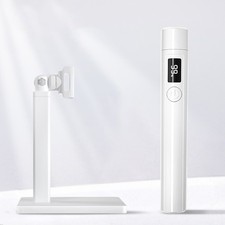 Cordless Nail Lamp with Stand, Mini Handheld UV Light with LCD Display for Nail