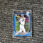 2025 Bowman Chrome #100 Dalton Rushing True Blue #/150 RC Color Match