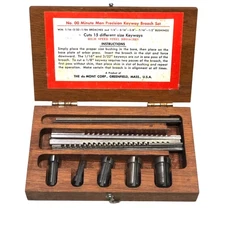 DuMont Minute Man No. 00 Precision Keyway Broach Set
