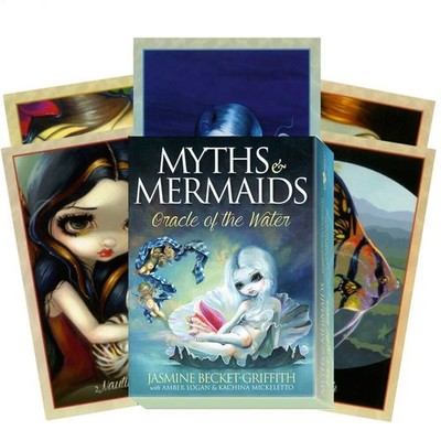 Mythen & Meerjungfrauen Orakelkarten Deck Jasmine Becket Griffith Blauer Engel N