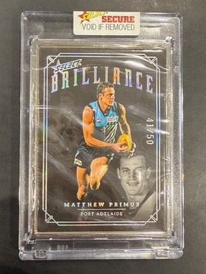 2022 AFL Select Brilliance Platinum Frame BP46 Matthew Primus Port 41/50