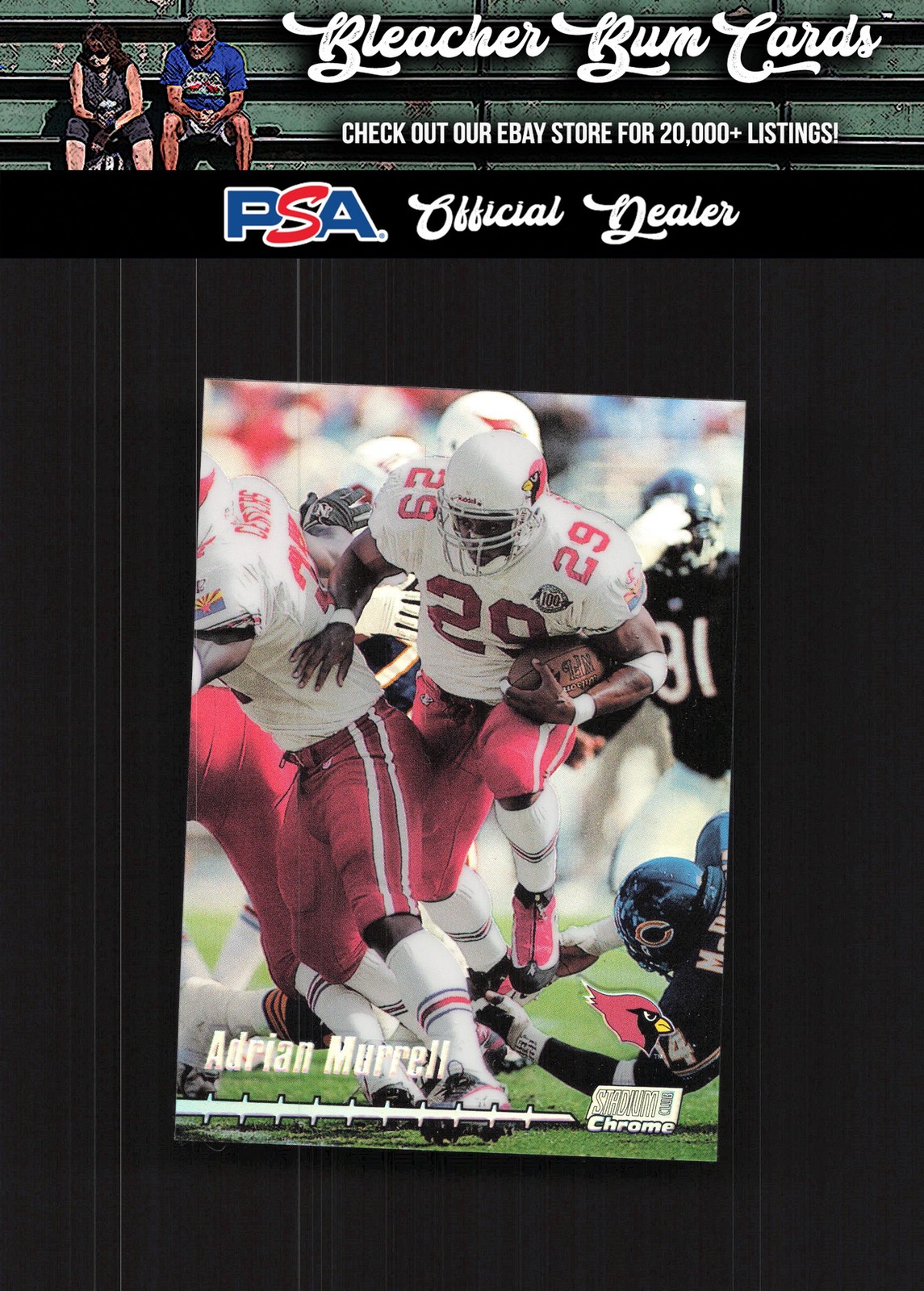 1999 Stadium Club Chrome Refractor 29 Adrian Murrell