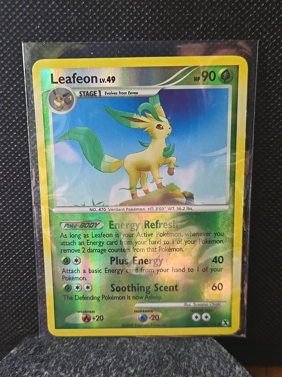 Leafeon 45/111 Rising Rivals Reverse Holo