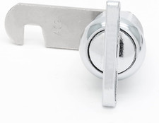 Thumb Operated Offset Cam Lock 3/4 Inch Cylinder Hook Cam, Camper Lock Keyless