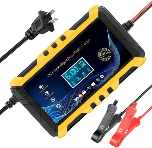 Car Battery Motorcycle Charger12V 6A Smart Maintainer Trickle Agm/Gel RV ATV - Picture 7 of 12