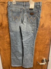 Wrangler Germaine Bootcut Girls Size 18X29 Zip Fly Western Denim Jeans New W/Tag