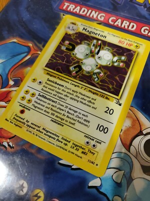 Pokemon Card Magneton 11/62 Rare Holo 80HP | eBay