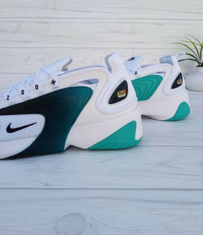 nike zoom 2k white black teal nebula