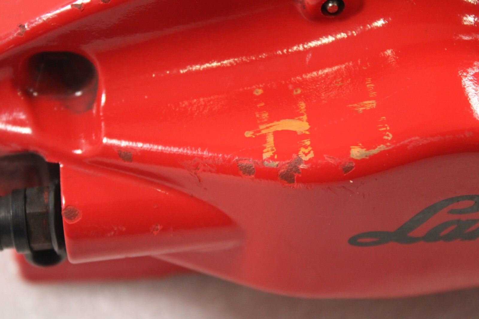 Lamborghini Huracan, LP580, RH, Rear Brake Caliper, Red, Used, P/N 4T0615406AH