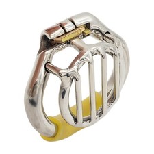 Stainless Steel Male Chastity Device Small Chastity Cage Lock Stealth Lock