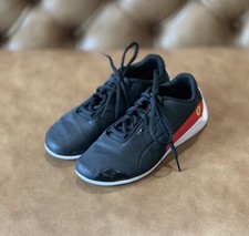 PUMA Drift Cat 8 x Scuderia Ferrari Black Rosso Corsa Youth Sz 4 C
