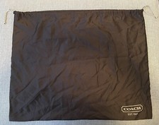 Coach NEW Drawstring Dust Bag Storage Cover Bag Brown 