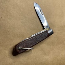 KLEIN TOOLS ELECTRICIANS KNIFE MADE IN USA VINTAGE FOLDING POCKET KNIFE Y