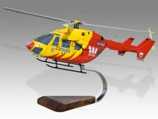 MBB Kawasaki BK-117A-4 Westpac Desk Wood Helicopter New Model Large Scale 1/24