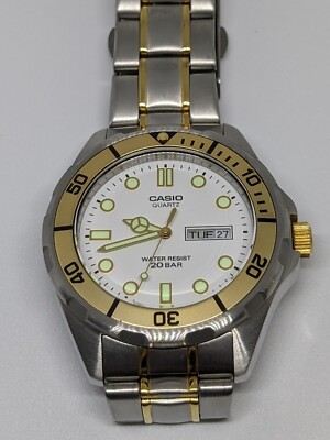 Casio Divers EF-200 Stainless Steel Quartz 20Bar