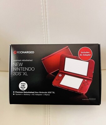 New Nintendo 3DS XL Red Color Gamestop Certified Edition | eBay